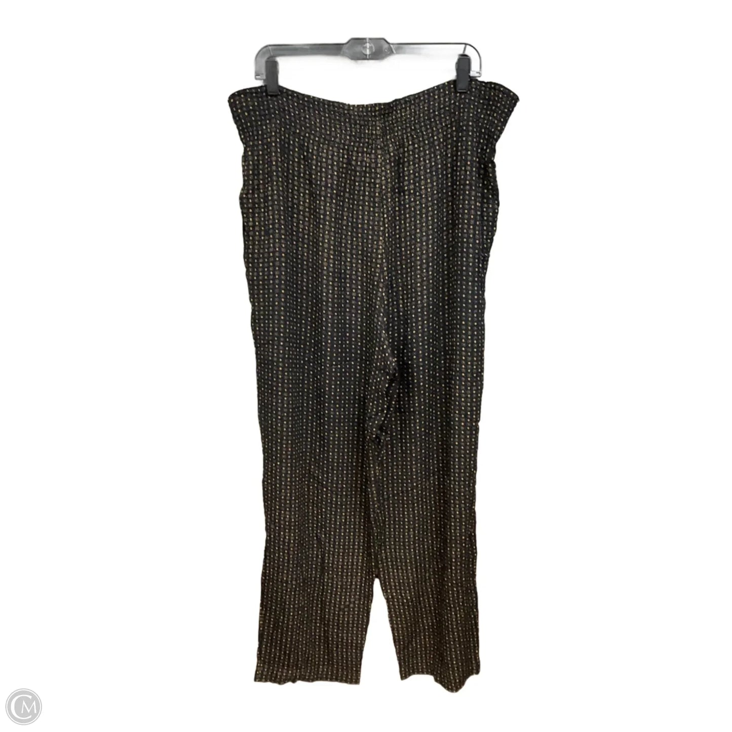 Pants Other By Carole Little In Black & Gold, Size: 14
