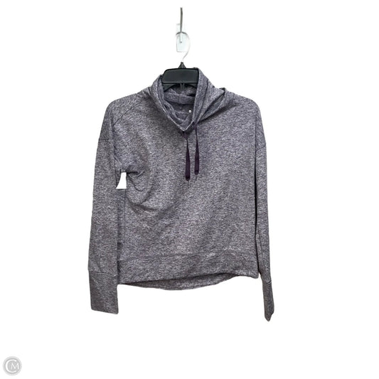 Athletic Top Long Sleeve Collar By Apana In Purple, Size: S
