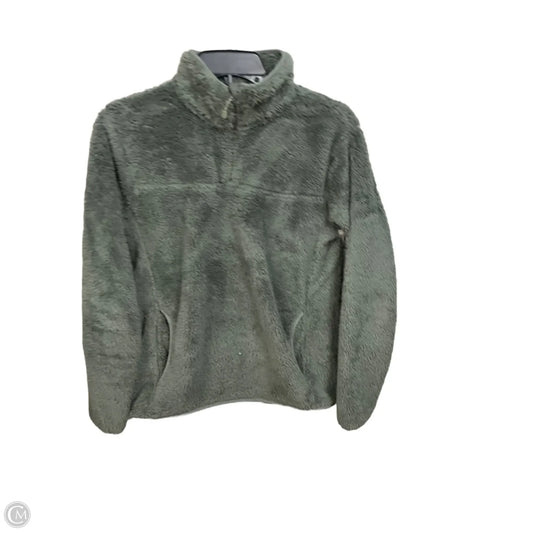Jacket Fleece By Eddie Bauer In Green, Size: Xs