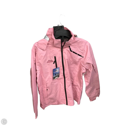 Jacket Windbreaker By Cmc In Pink, Size: M