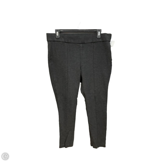 Pants Leggings By Anne Klein In Grey, Size: 12