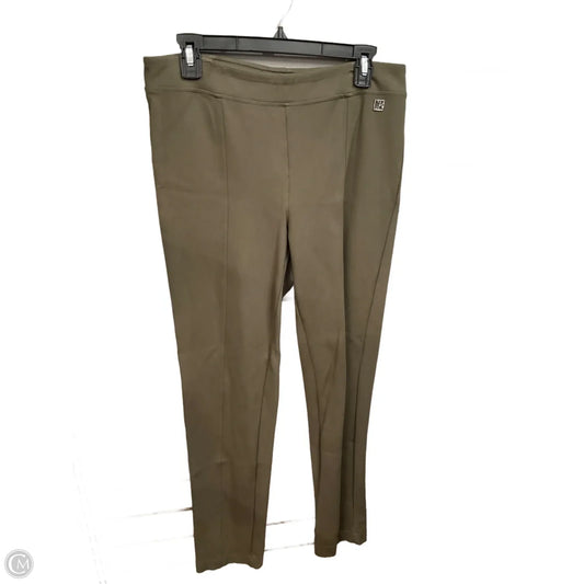 Pants Leggings By Calvin Klein In Green, Size: 8