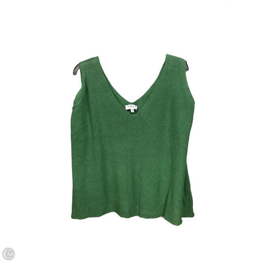 Top Sleeveless By Gilli In Green, Size: 2x