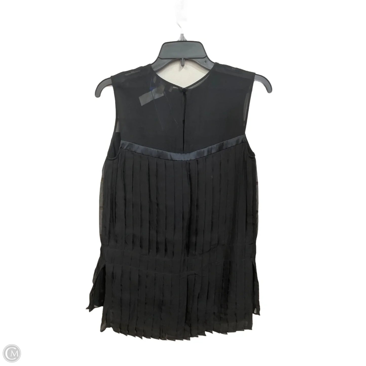 Top Sleeveless Luxury Designer By Burberry In Black, Size: S