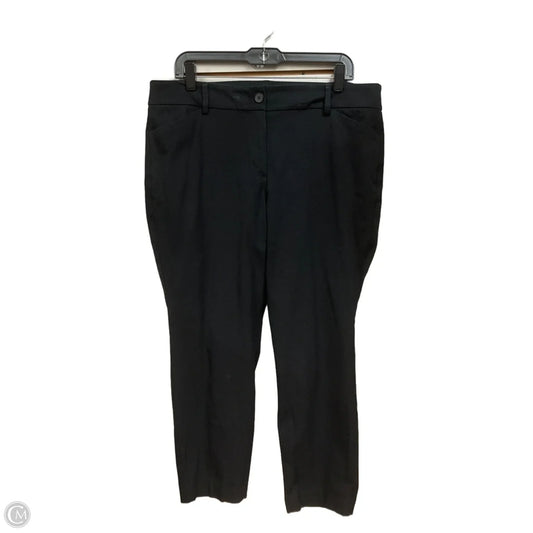 Pants Dress By Talbots In Black, Size: 16
