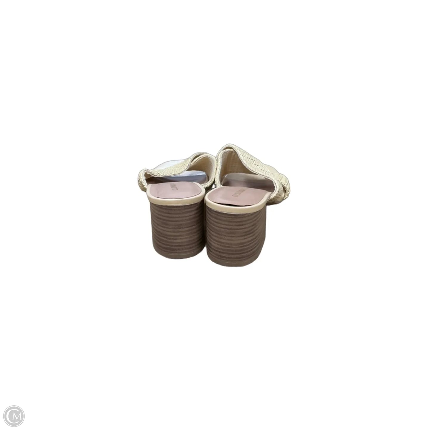 Sandals Heels Block By Old Navy In Tan, Size: 8