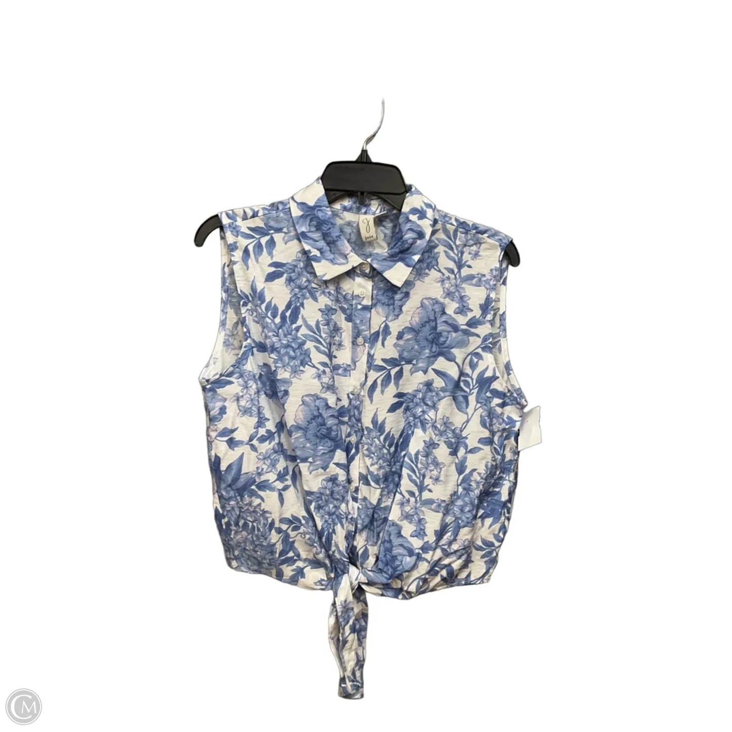 Top Sleeveless By Joie In Floral Print, Size: M