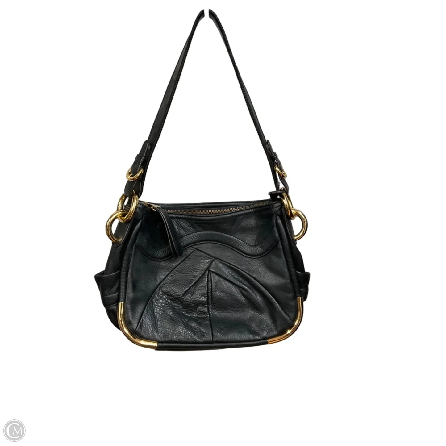 Handbag Leather By B. Makowsky, Size: Medium