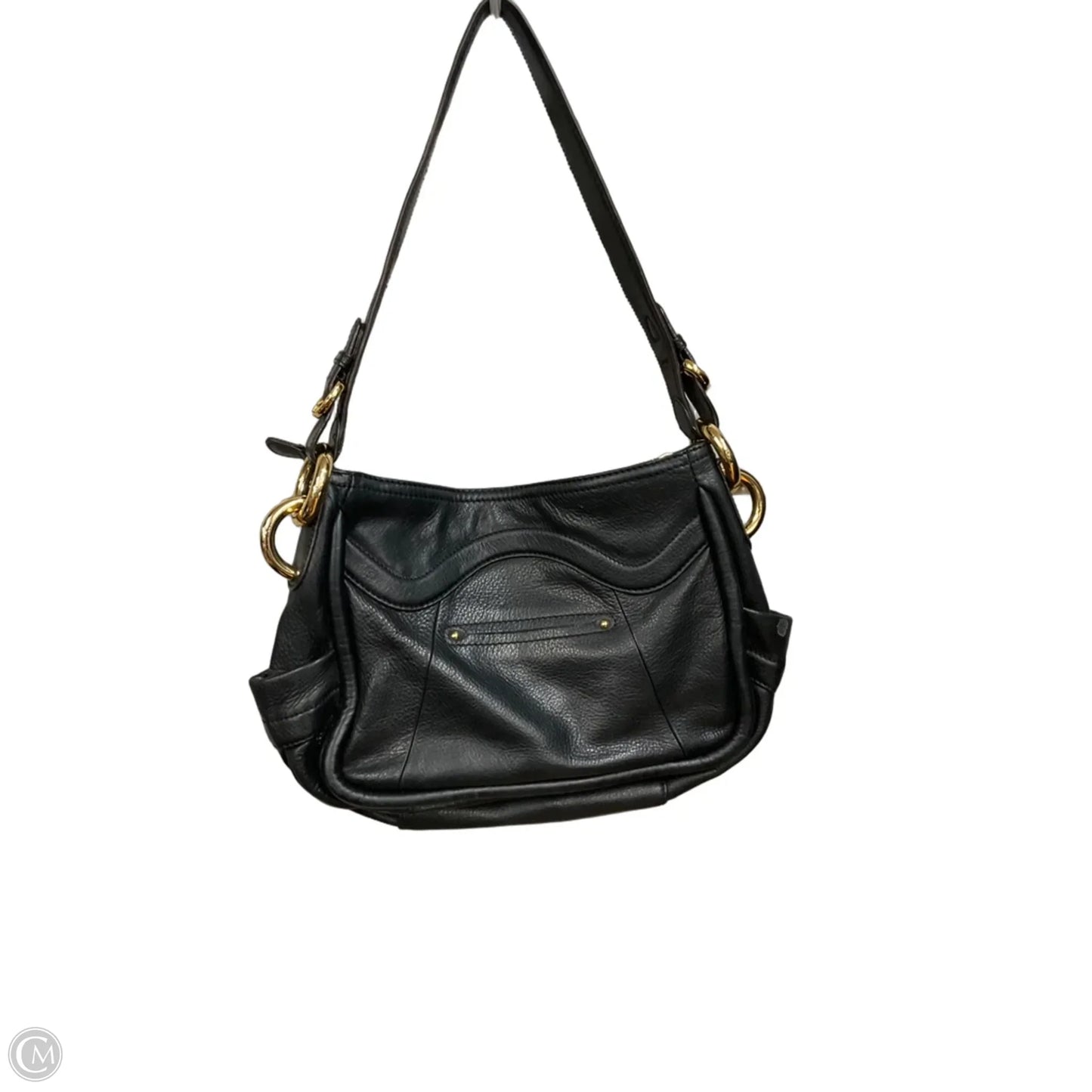 Handbag Leather By B. Makowsky, Size: Medium