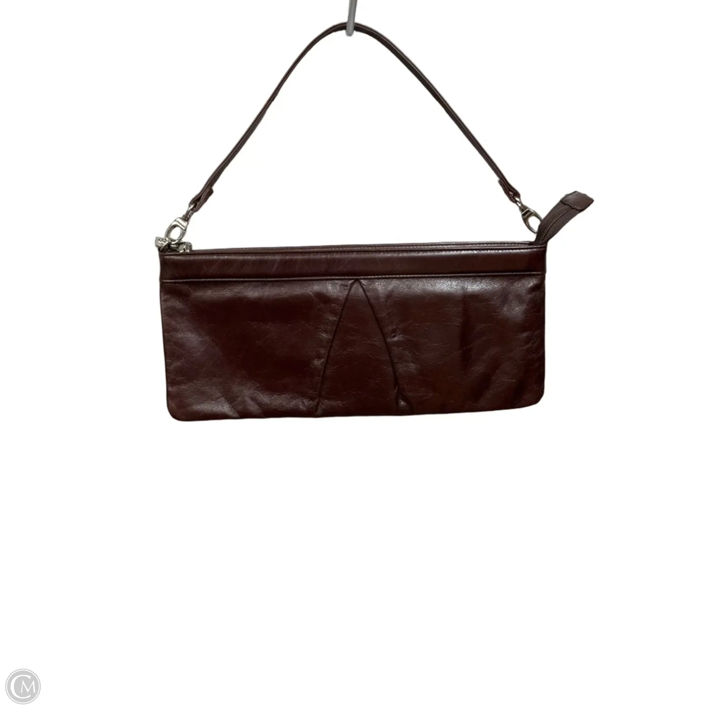 Handbag Leather By Hobo Intl, Size: Medium