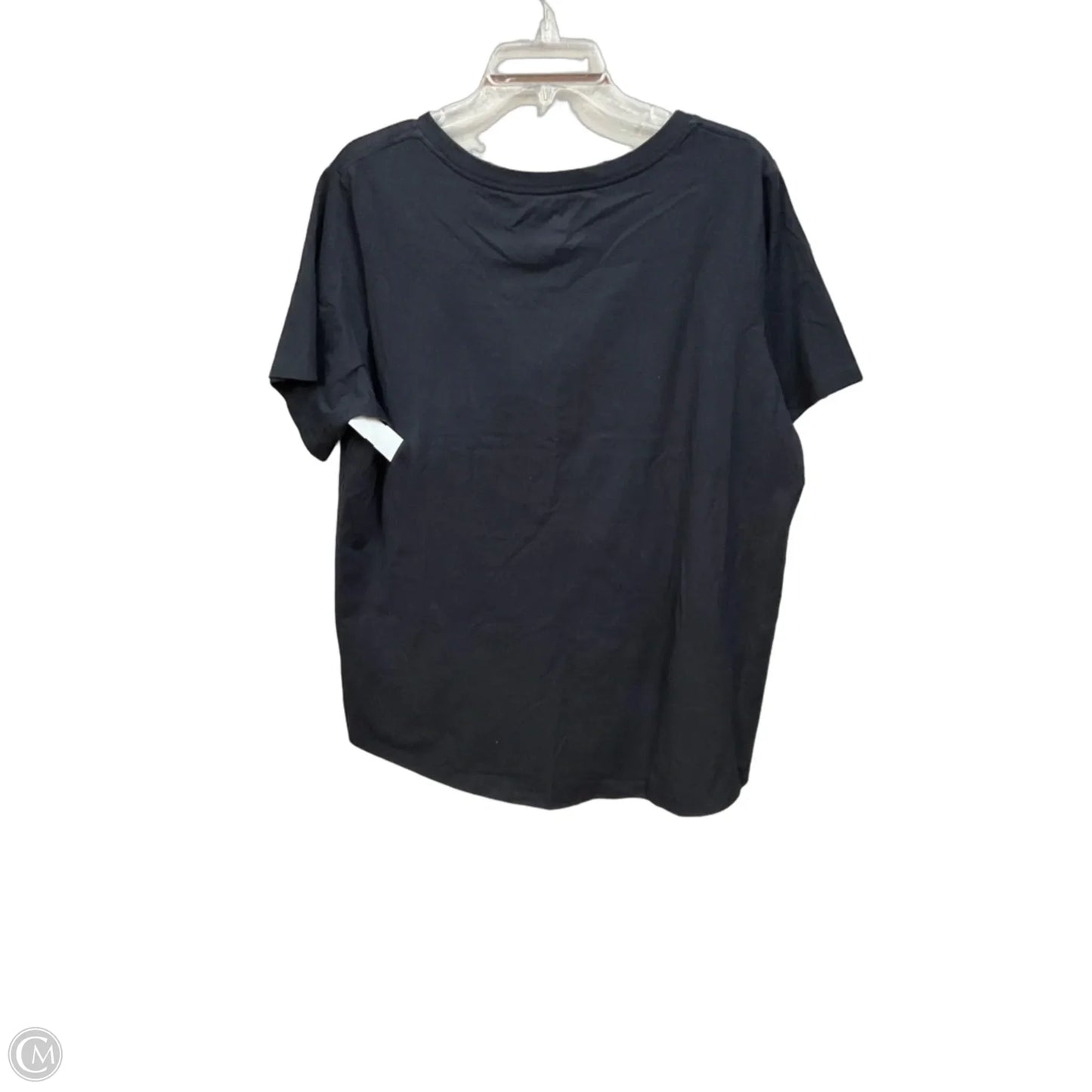 Athletic Top Short Sleeve By Nike Apparel In Black, Size: 1x