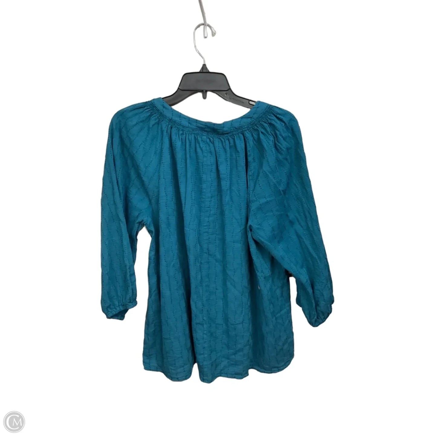 Top Long Sleeve By Lane Bryant In Teal, Size: Xl