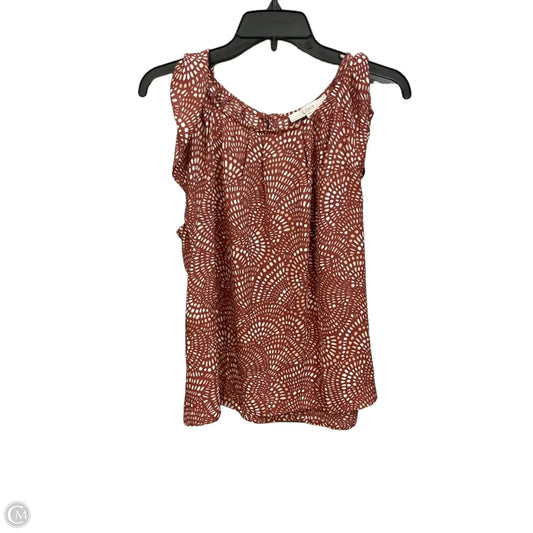 Top Sleeveless By Loft In Multi-colored, Size: M