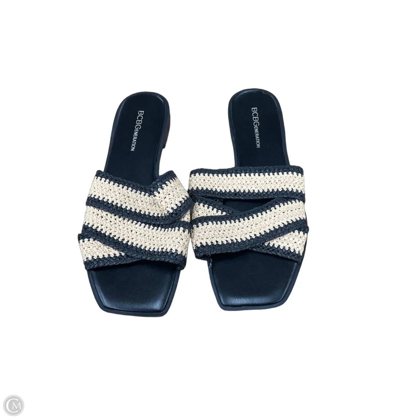 Sandals Flats By Bcbgeneration In Black, Size: 9.5