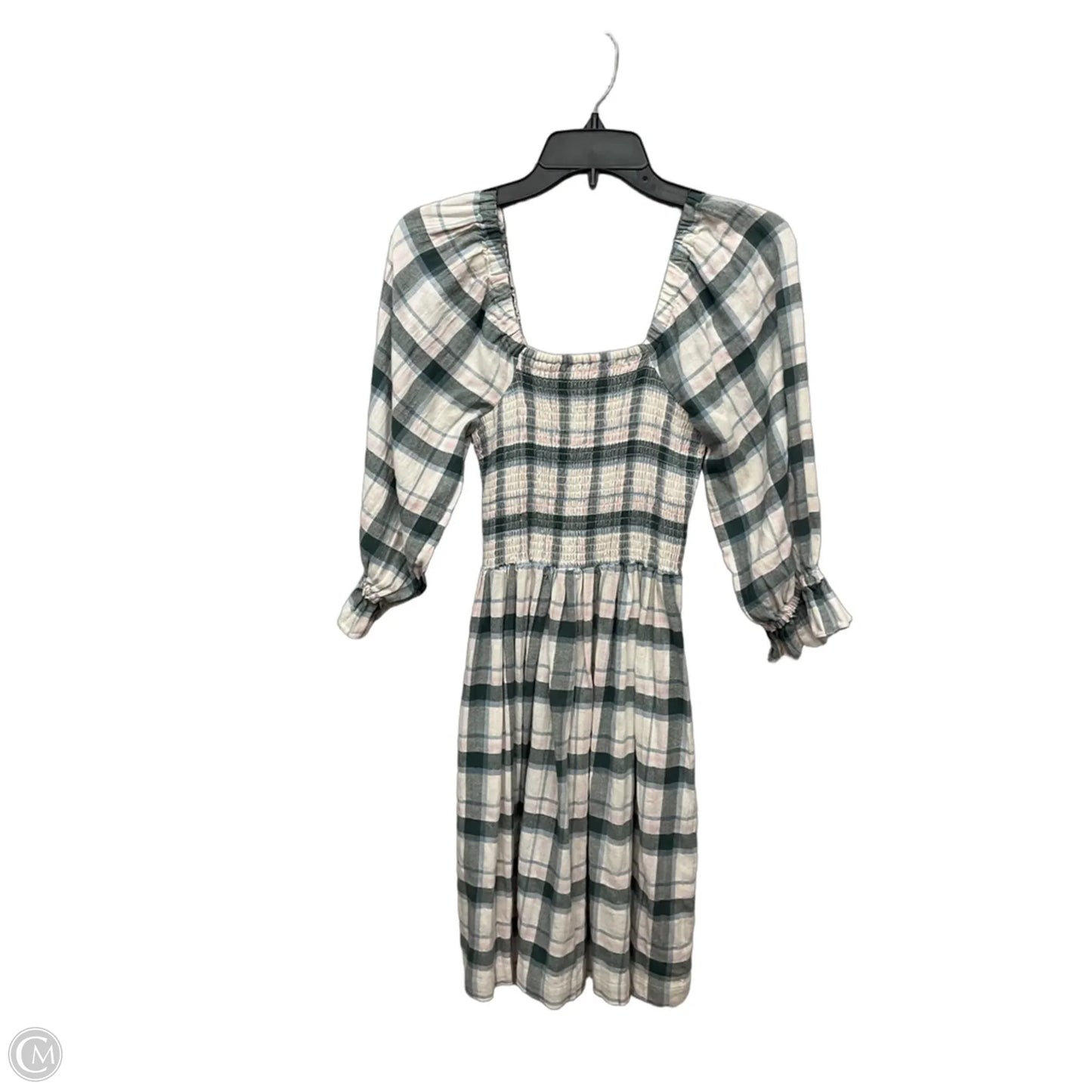 Dress Casual Short By Madewell In Plaid Pattern, Size: Xs