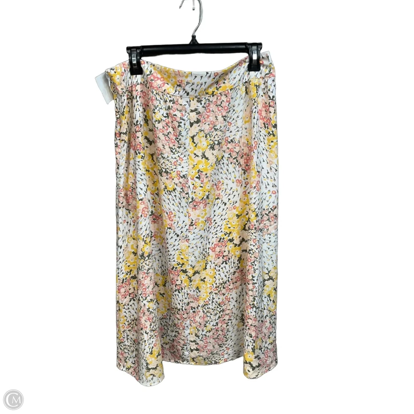 Skirt Midi By Loft In Floral Print, Size: 10