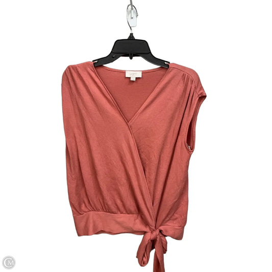Top Sleeveless By Loft In Pink, Size: Xs
