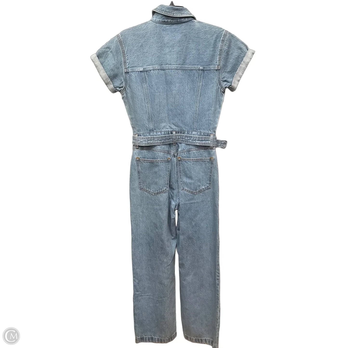 Jumpsuit By Abercrombie And Fitch In Blue Denim, Size: Xs