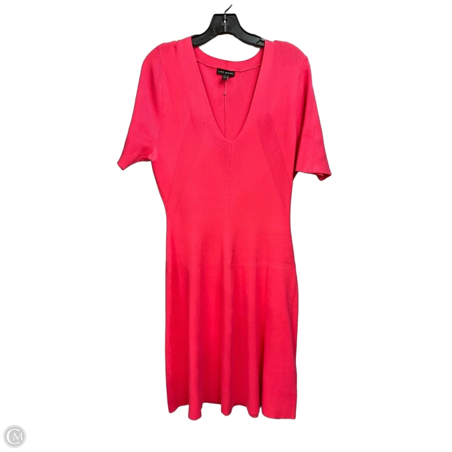 Dress Casual Midi By Lane Bryant In Pink, Size: 2x