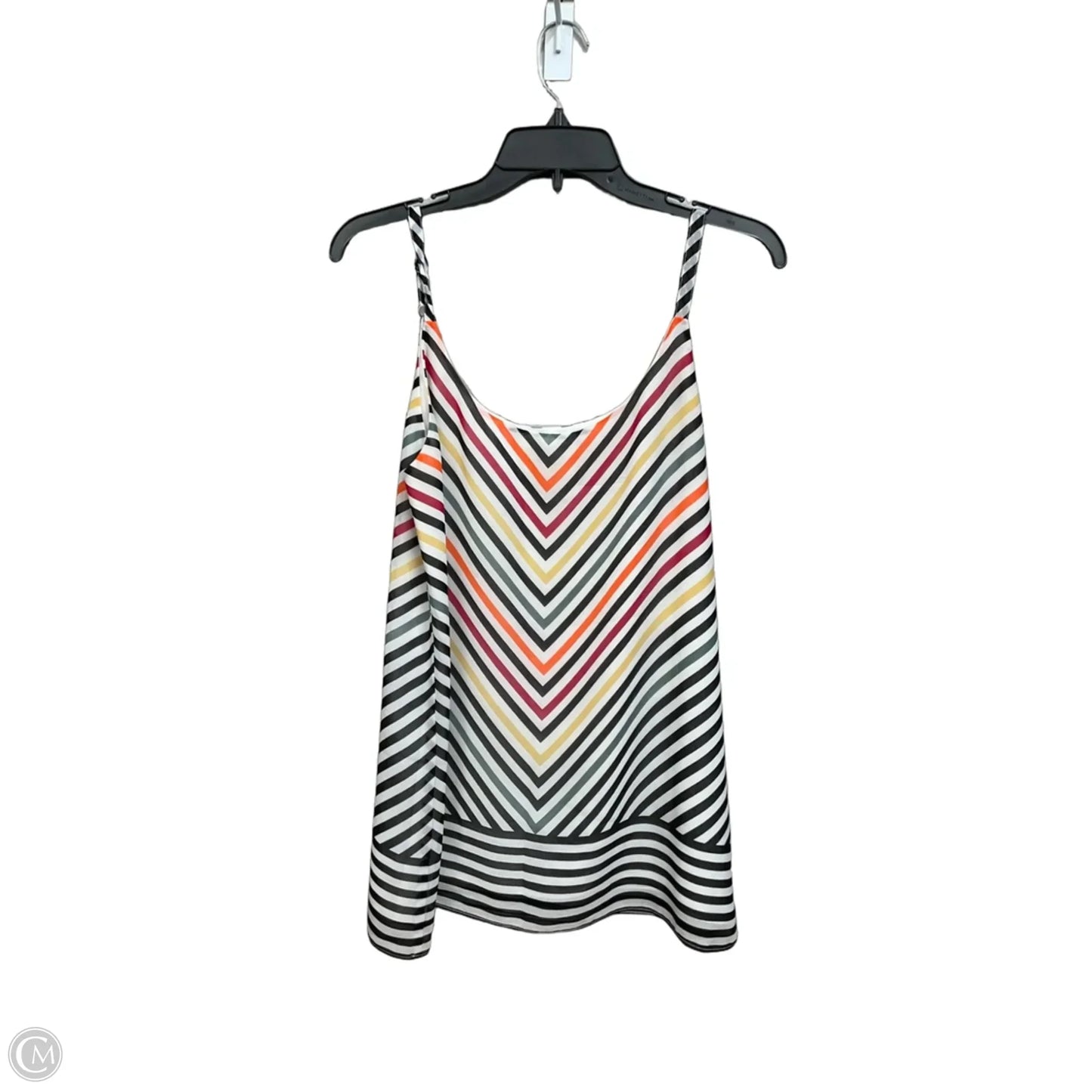 Top Sleeveless By Cabi In Striped Pattern, Size: S