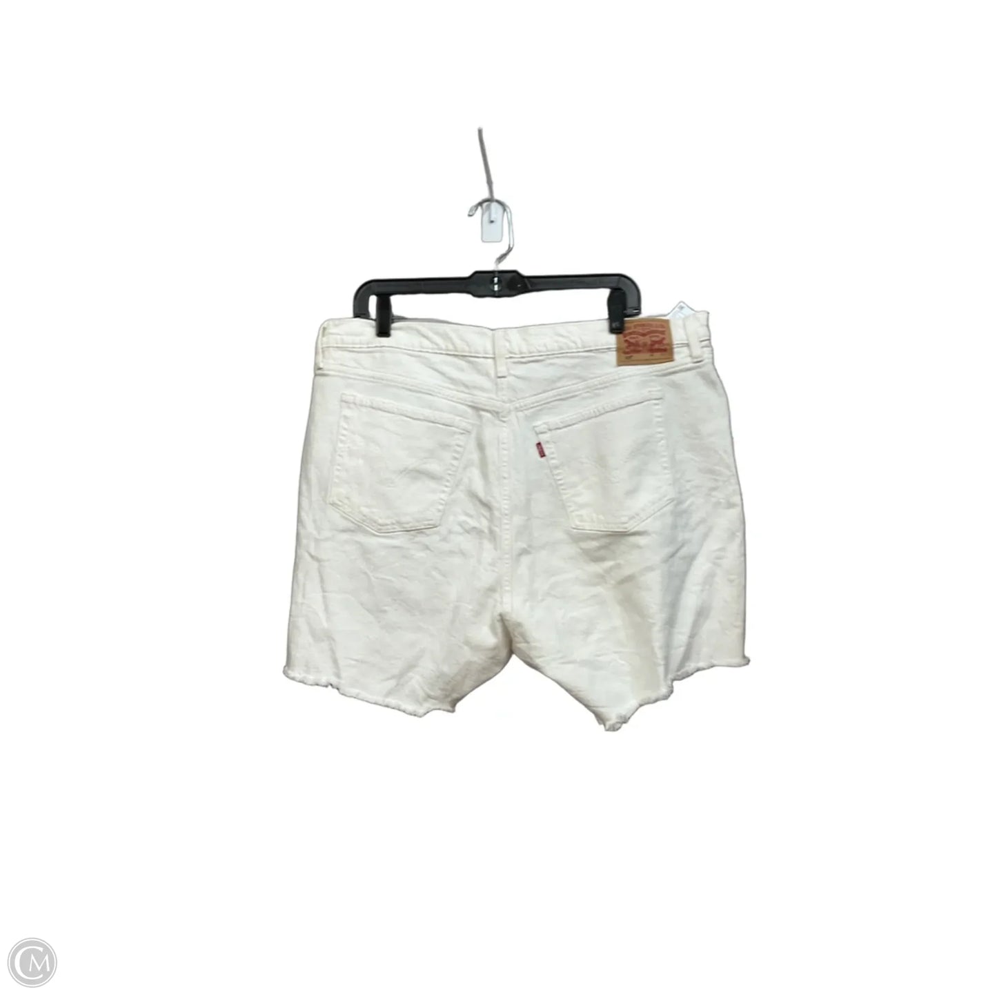 Shorts By Levis In White Denim, Size: 18
