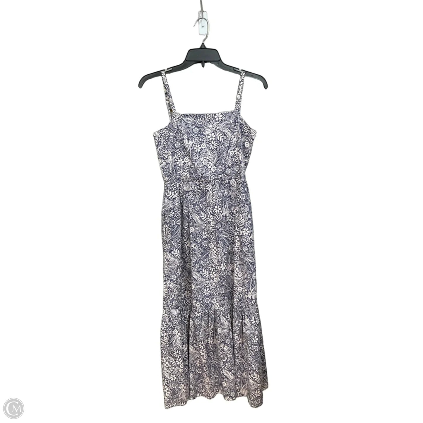Dress Casual Midi By Evereve In Floral Print, Size: Xs
