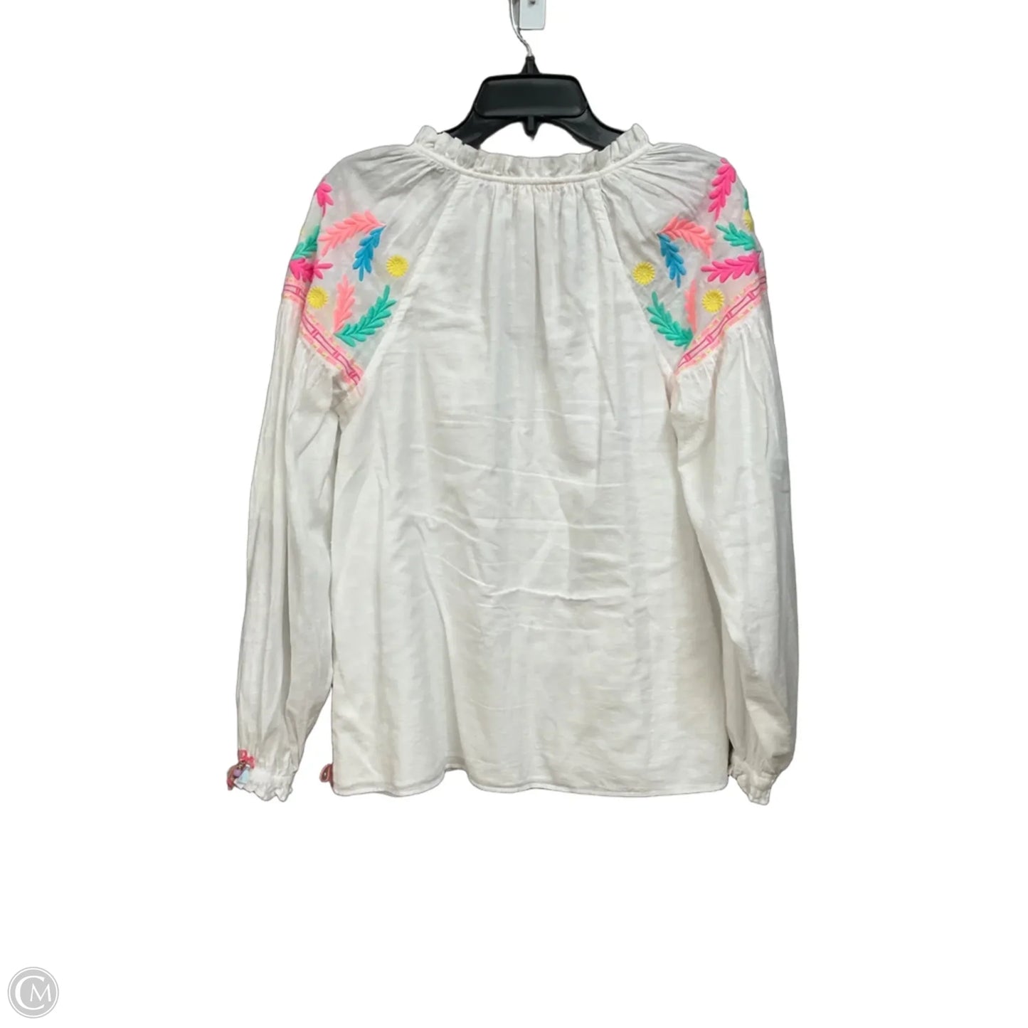 Blouse Designer By Lilly Pulitzer In White, Size: M