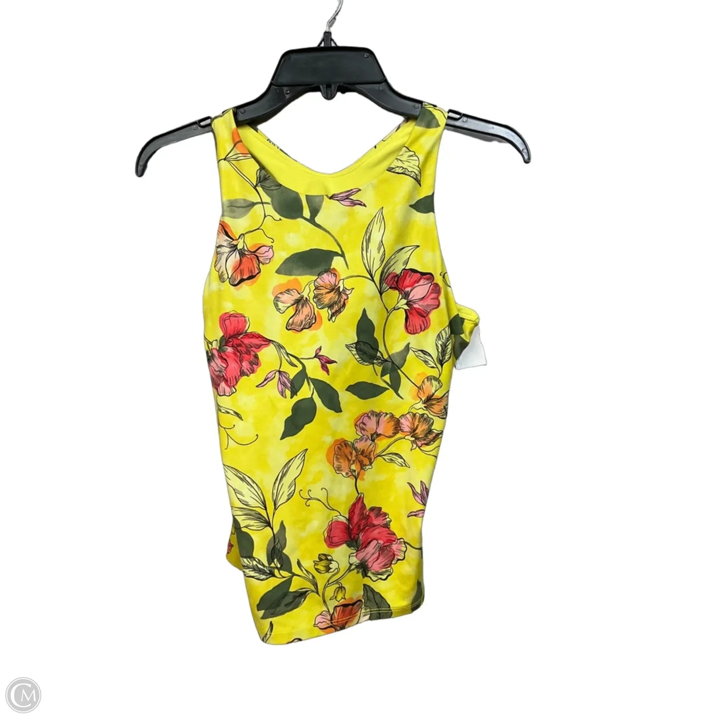 Athletic Tank Top By Athleta In Floral Print, Size: M