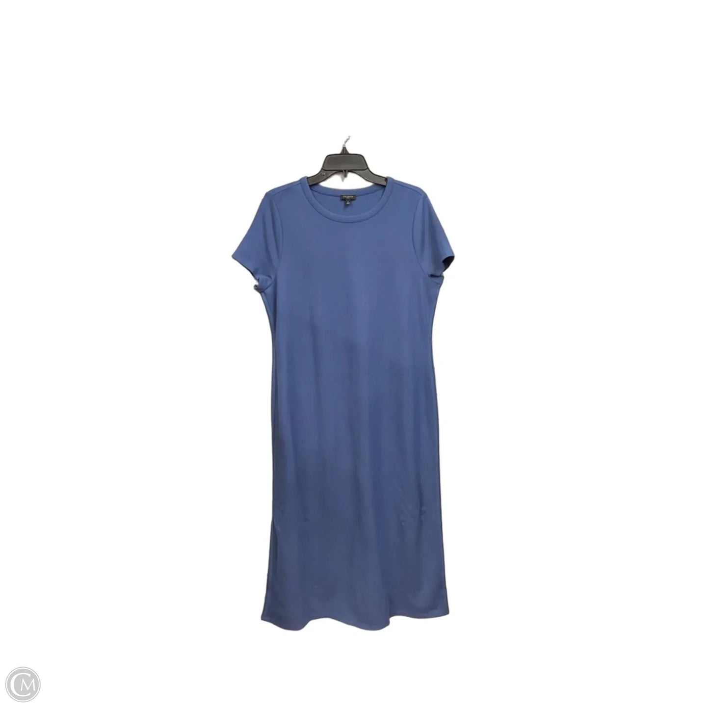 Dress Casual Midi By Talbots In Blue, Size: Lp