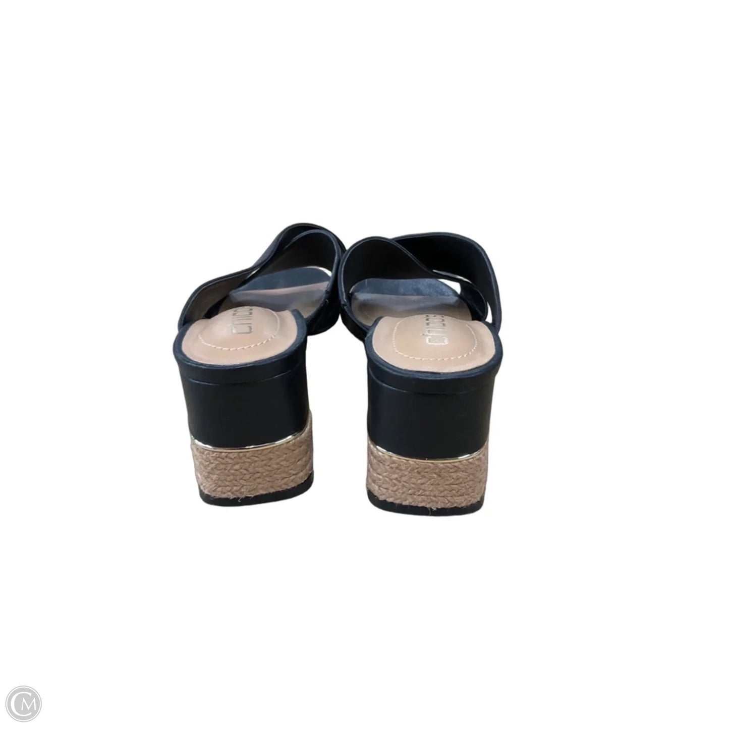 Shoes Heels Block By Chicos In Black, Size: 7