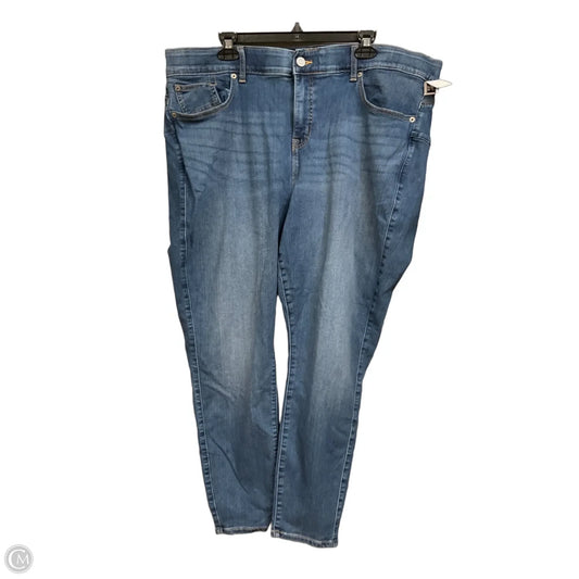 Jeans Skinny By Torrid In Blue Denim, Size: 24