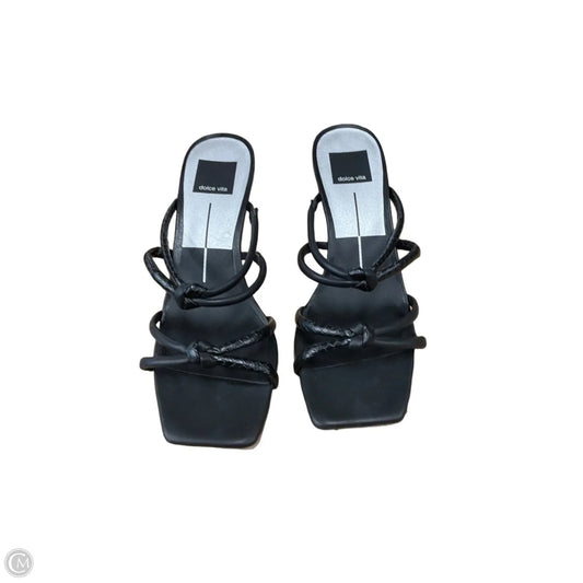 Sandals Heels Block By Dolce Vita In Black, Size: 7.5