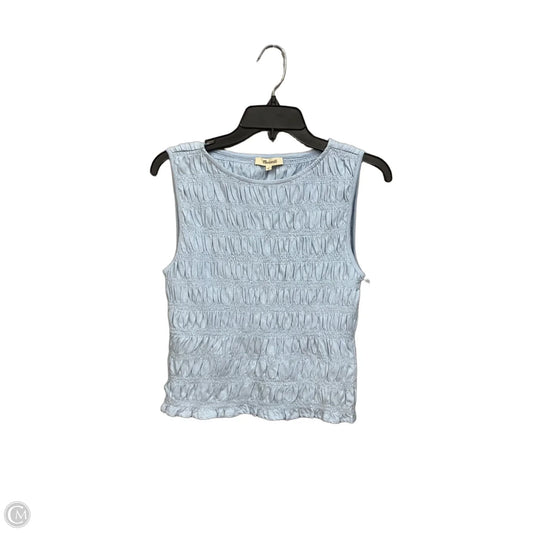 Top Sleeveless By Madewell In Blue, Size: S