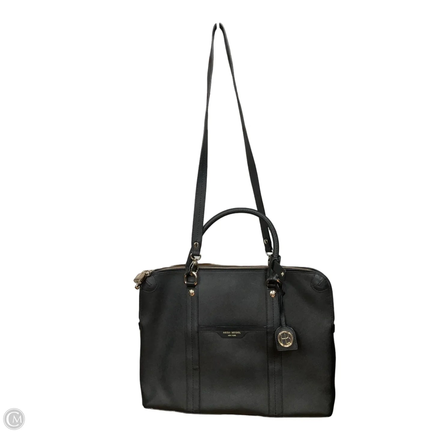 Laptop Bag Leather By Henri Bendel, Size: Medium