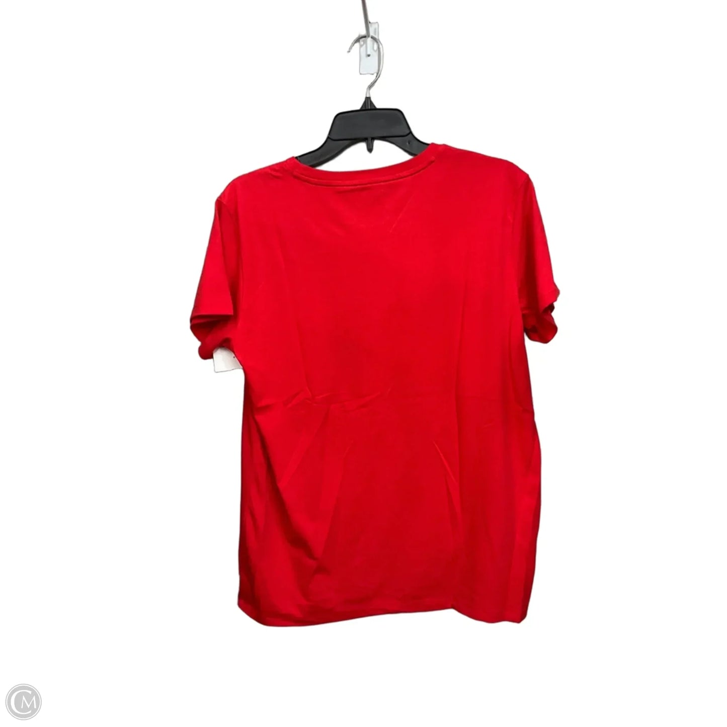 Top Short Sleeve By Eddie Bauer In Red, Size: M