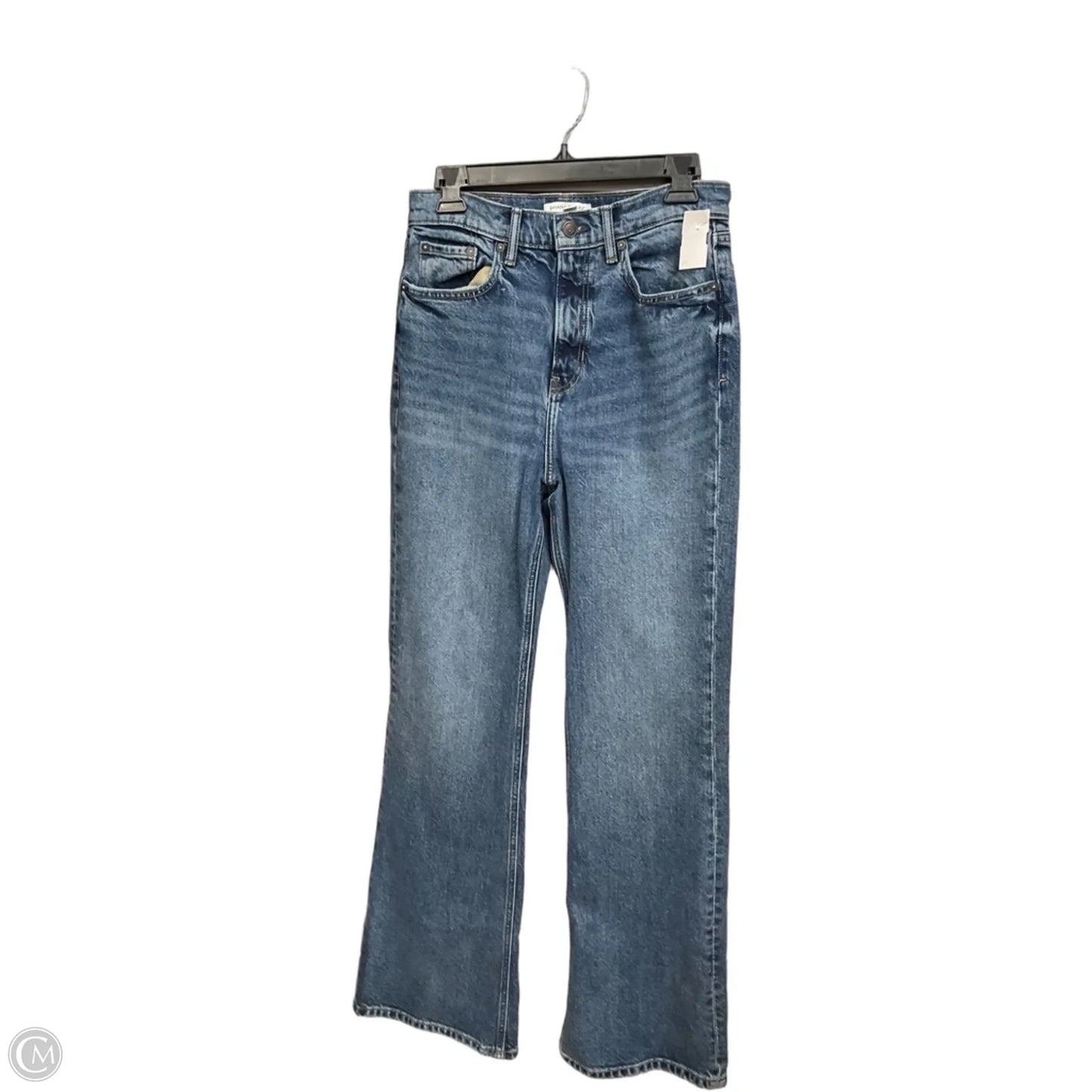 Jeans Boot Cut By Banana Republic In Blue Denim, Size: 8l