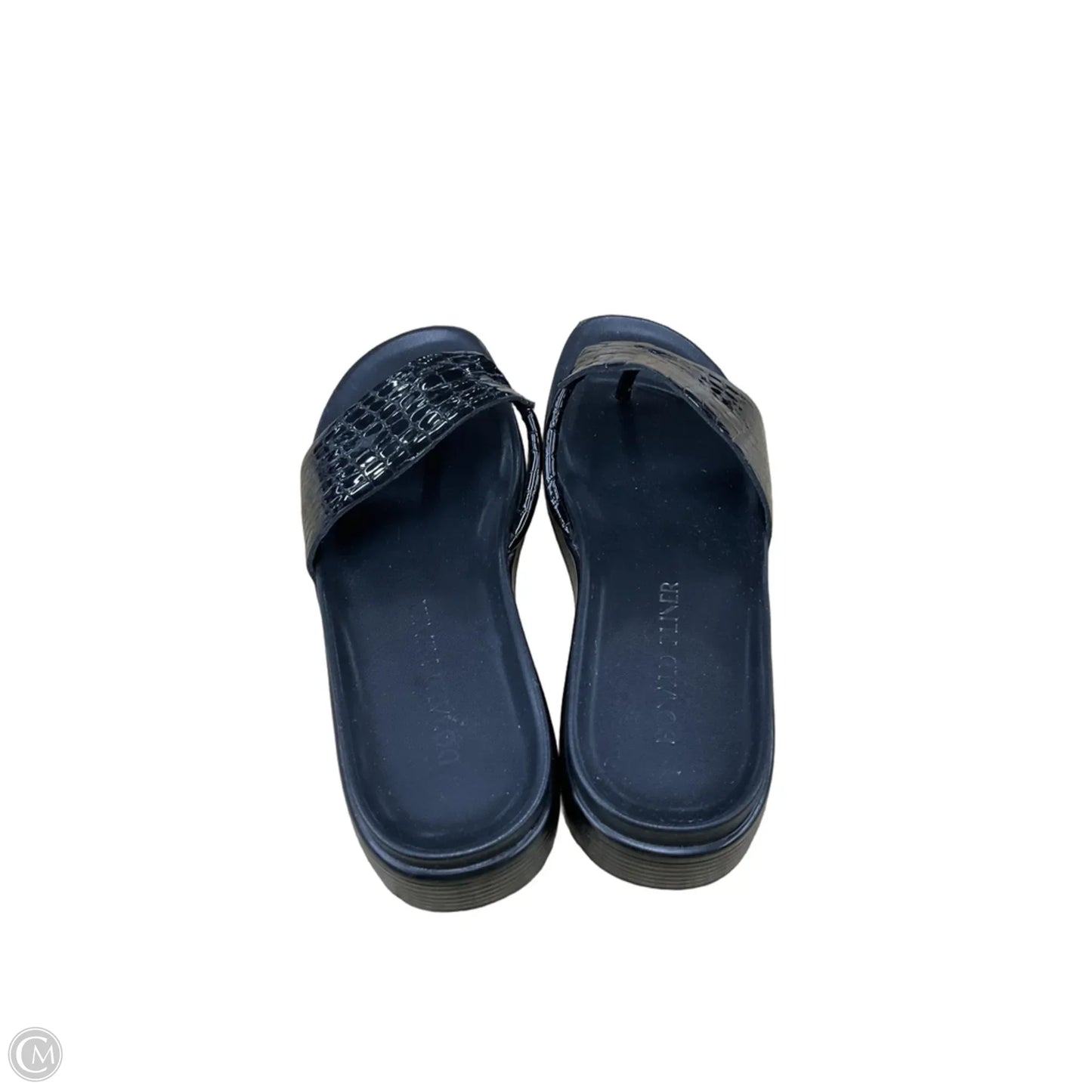 Sandals Flats By Donald Pliner In Black, Size: 8