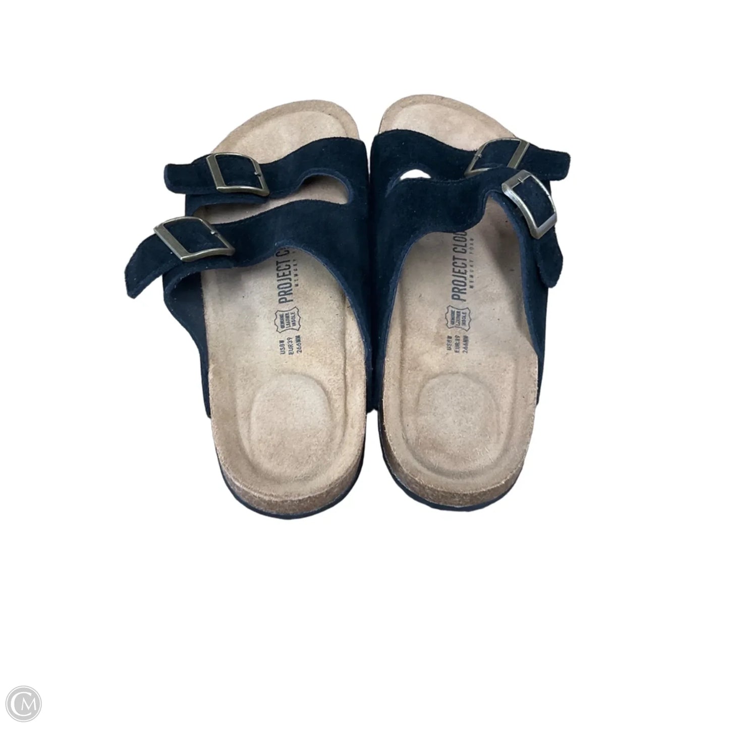 Sandals Flats By Cmc In Black, Size: 8
