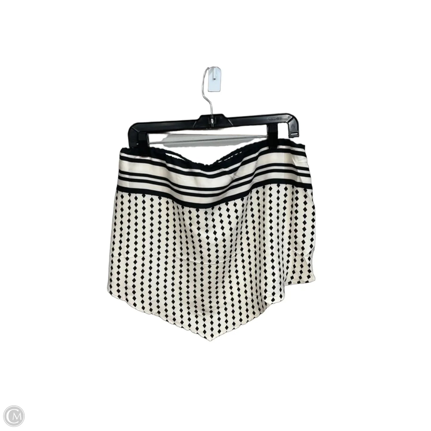 Skirt Mini & Short By Express In Black & White, Size: 8