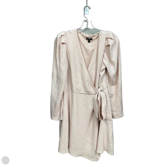 Dress Casual Short By Express In Pink, Size: L