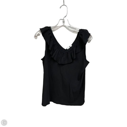 Top Sleeveless By Gap In Black, Size: S