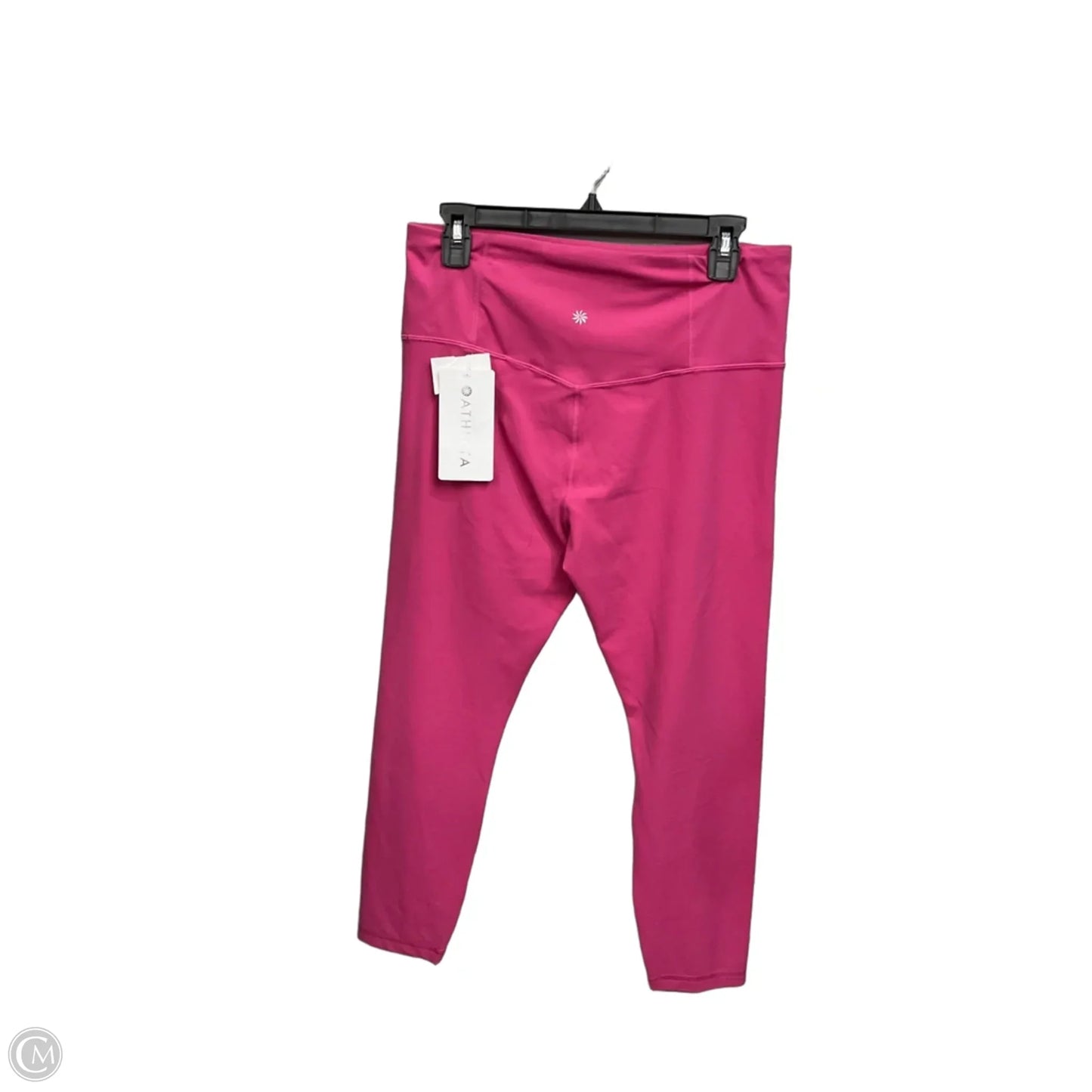 Athletic Leggings By Athleta In Pink, Size: L