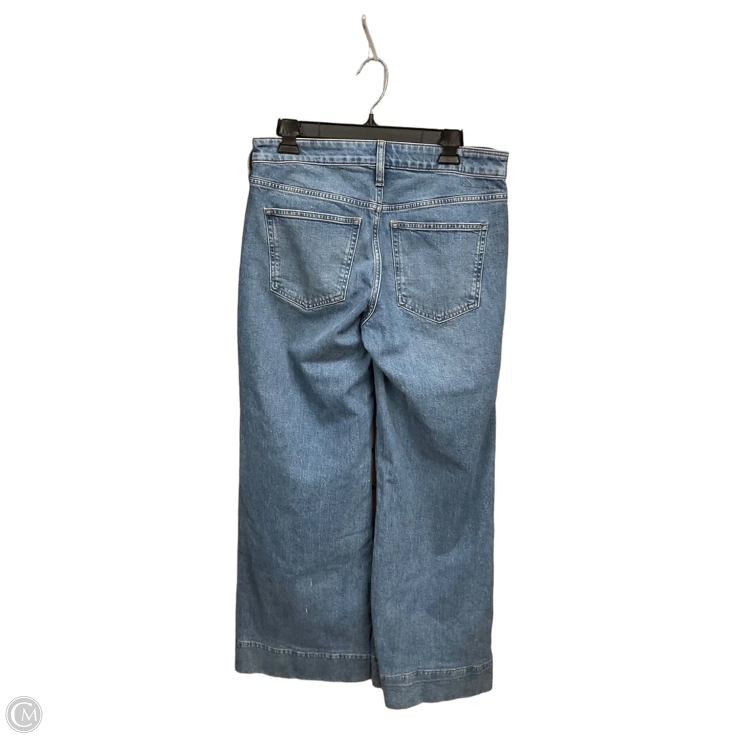 Jeans Wide Leg By J. Crew In Blue Denim, Size: 6