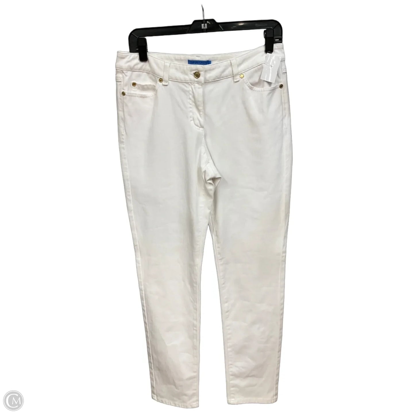 Jeans Skinny By J Mclaughlin In White Denim, Size: 8