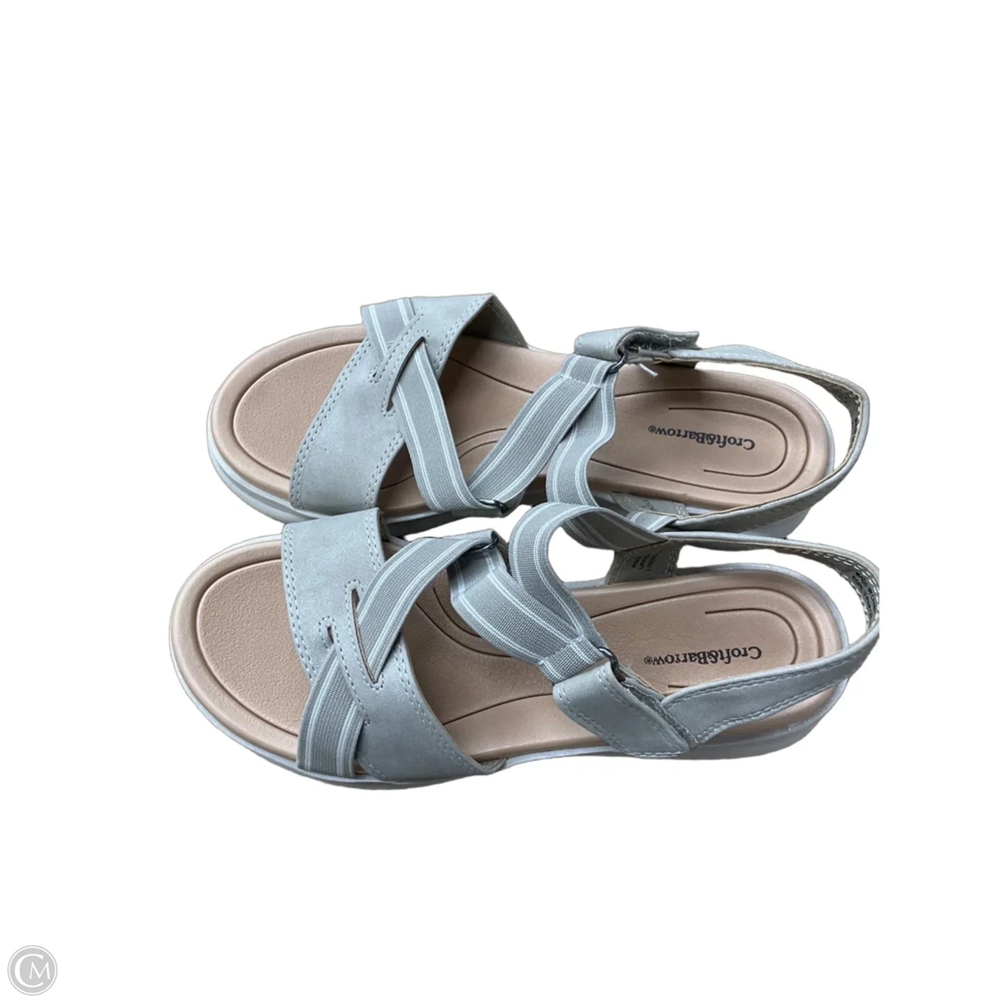 Sandals Flats By Croft And Barrow In Tan, Size: 6