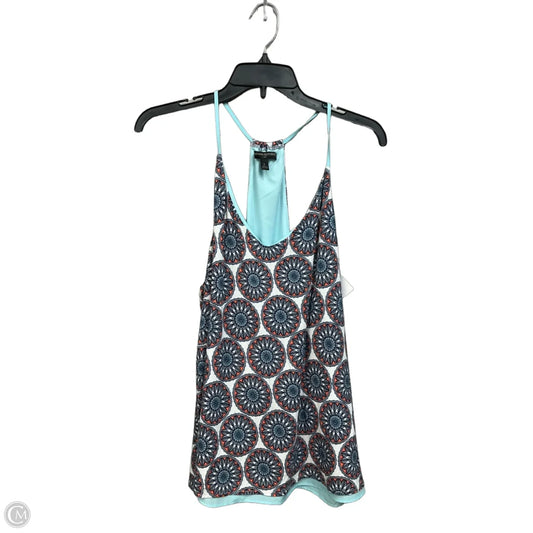Top Sleeveless By Banana Republic In Floral Print, Size: L