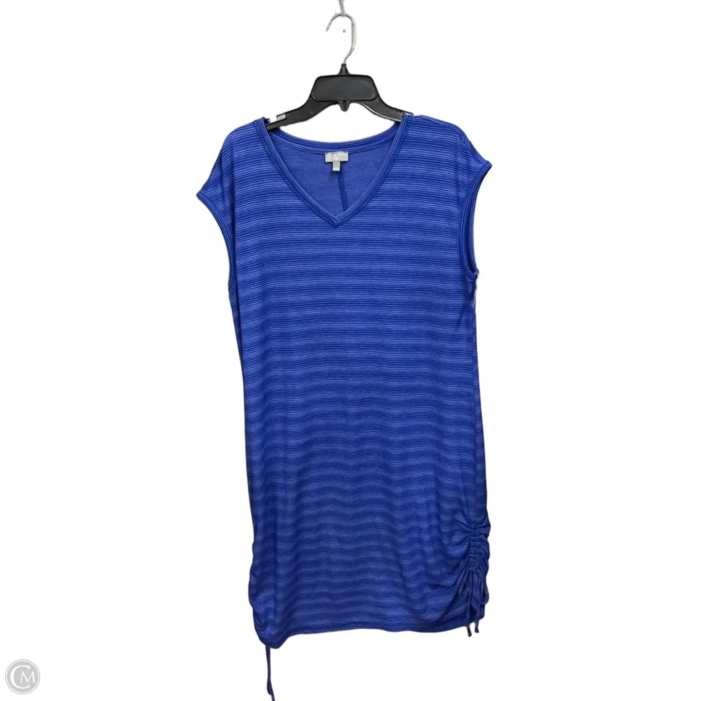 Dress Casual Midi By Talbots In Blue, Size: L