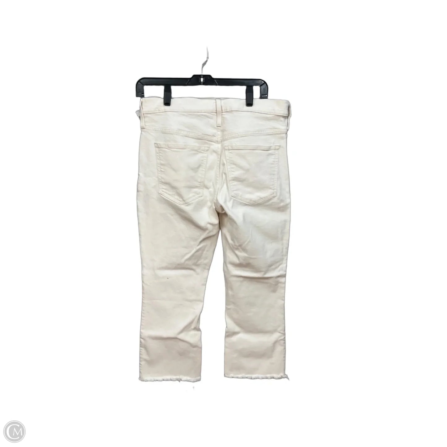 Jeans Boot Cut By J. Crew In Cream Denim, Size: 10