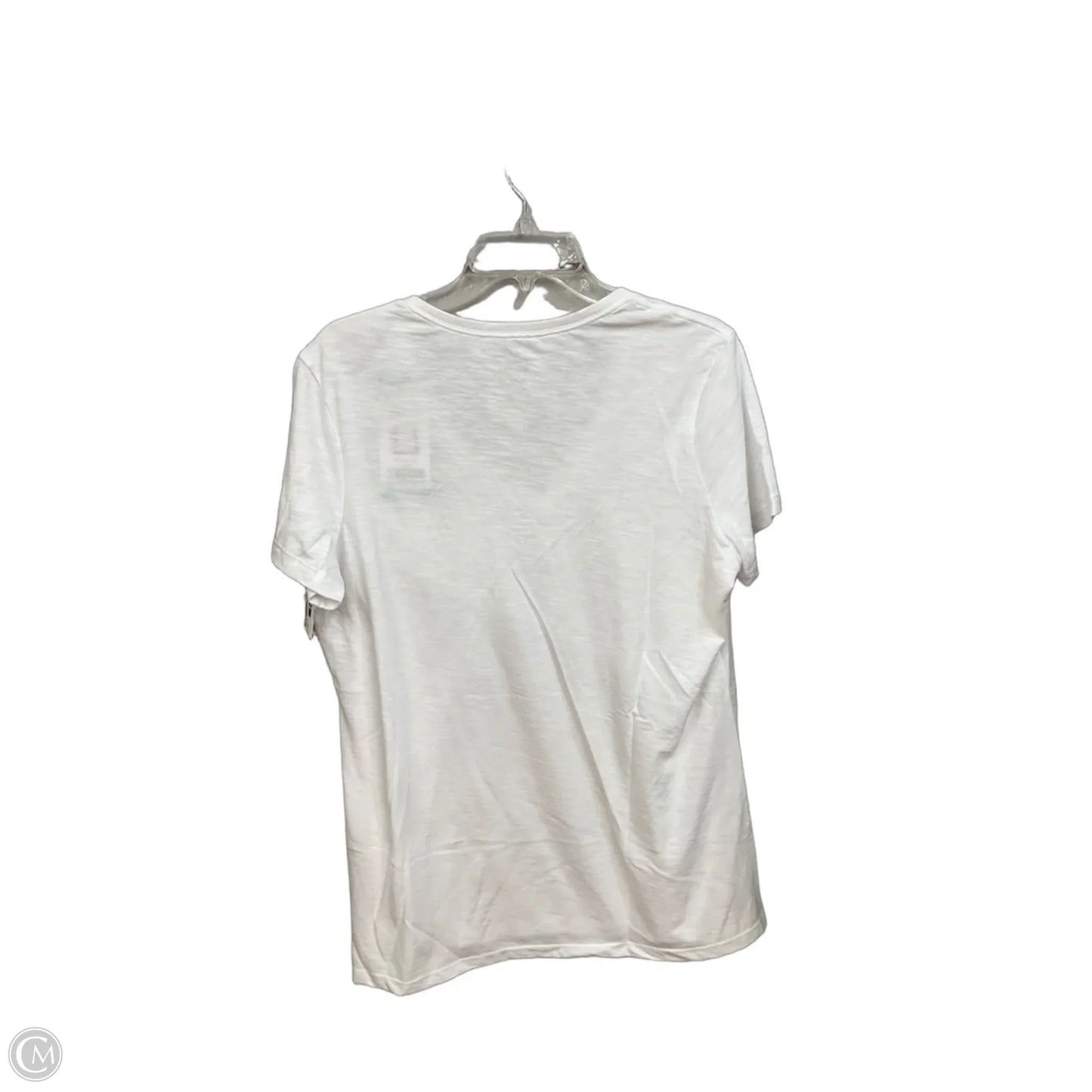 Top Short Sleeve Basic By Felina In White, Size: Xl