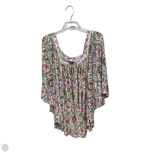 Top Long Sleeve By Lane Bryant In Multi-colored, Size: 4x